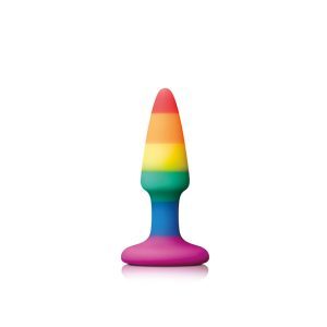 Buy Pride Pleasure Plug Rainbow Mini by NS Novelties online.