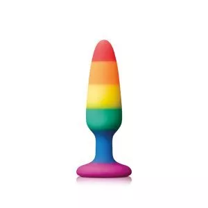 Buy Pride Pleasure Plug Rainbow Small by NS Novelties online.