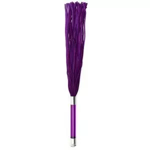 Buy Purple Suede Flogger With Glass Handle And Crystal by Rimba online.