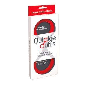 Buy Quickie Cuffs Large Red Ankle Or Wrist Cuffs by Creative Conceptions online.