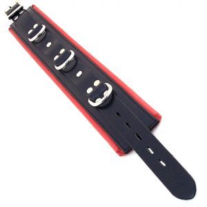 Rouge Garments Black And Red Padded Collar by Rouge Garments for you to buy online.
