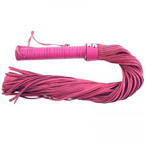 Rouge Garments Pink Suede Flogger by Rouge Garments for you to buy online.