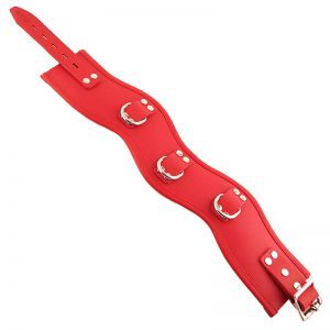 Rouge Garments Red Padded Posture Collar by Rouge Garments for you to buy online.