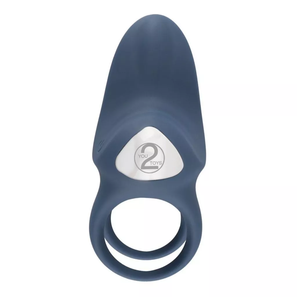 Buy Rechargeable Silicone Vibrating Double Ring by You2Toys online.