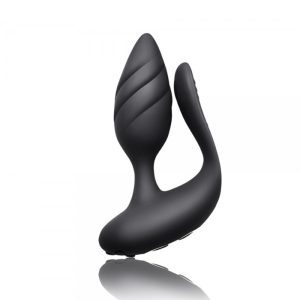 Buy Rocks Off Cocktail Remote Control Couples Vibe Black by Rocks Off Ltd online.