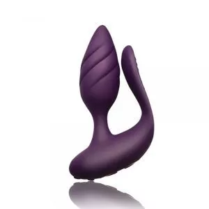 Buy Rocks Off Cocktail Remote Control Couples Vibe Purple by Rocks Off Ltd online.