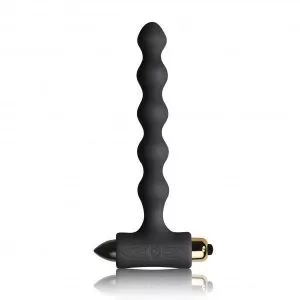 Buy Rocks Off Pearls Petite Sensations Black Butt Plug by Rocks Off Ltd online.