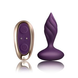 Buy Rocks Off Petite Sensations Desire Butt Plug Purple by Rocks Off Ltd online.
