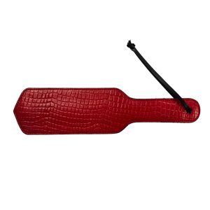 Buy Rouge Garments Leather Croc Print Paddle by Rouge Garments online.