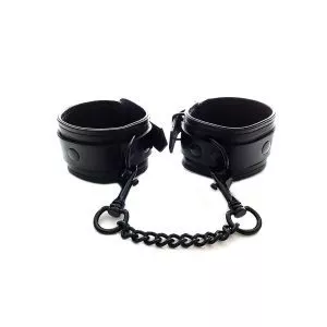 Buy Rouge Garments Plain Black Ankles Cuffs by Rouge Garments online.