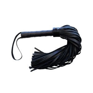 Buy Rouge Garments Plain Black Flogger by Rouge Garments online.