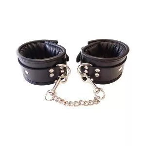 Buy Rouge Garments Wrist Cuffs Padded Black by Rouge Garments online.