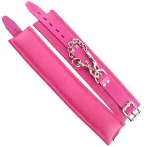 Buy Rouge Garments Wrist Cuffs Padded Pink by Rouge Garments online.