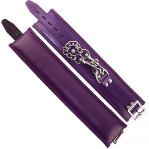 Buy Rouge Garments Wrist Cuffs Padded Purple by Rouge Garments online.