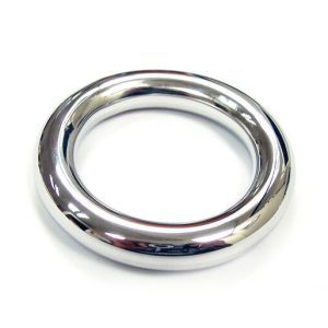 Buy Rouge Stainless Steel Round Cock Ring 40mm by Rouge Garments online.