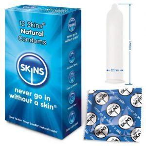 Skins Condoms Natural 12 Pack by Skins Condoms for you to buy online.
