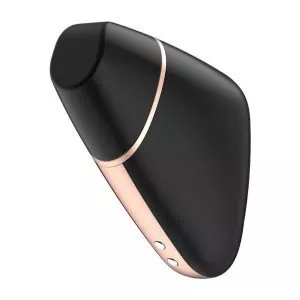 Buy Satisfyer App Enabled Love Triangle Clit Massager Black by Satisfyer Pro online.