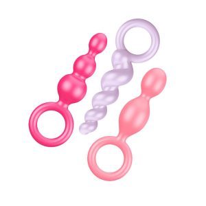 Buy Satisfyer Booty Call Set Of 3 Multicolour Anal Plugs by Satisfyer Pro online.