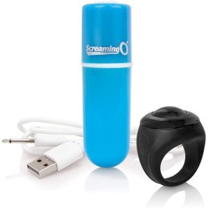 Buy Screaming O Charged Vooom Remote Control Bullet Blue by Screaming O online.