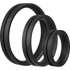 Buy Screaming O RingO Pro X3 Cock Rings Black by Screaming O online.