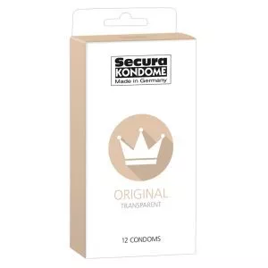 Buy Secura Kondome Original Transparent x12 Condoms by Secura Kondome online.