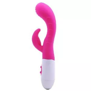 Buy Silicone Dual Motors GSpot Vibrator Pink by Various Toy Brands online.