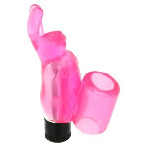 Buy Silicone Rabbit Finger Sleeve Vibe by Seven Creations online.