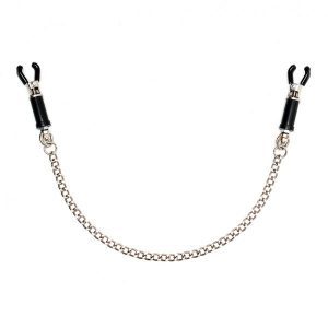 Buy Silver Nipple Clamps With Chain by Rimba online.