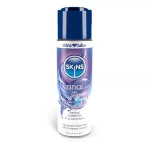 Buy Skins Anal Hybrid Silicone And Waterbased Lubricant 130ml by Skins Condoms online.