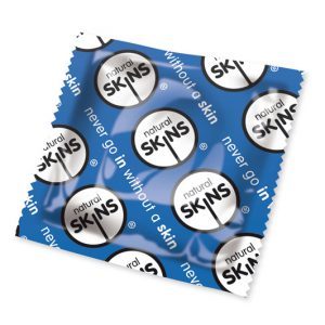 Buy Skins Condoms Natural x50 (Blue) by Skins Condoms online.
