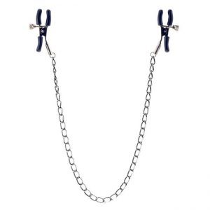 Buy Squeeze And Please Nipple Clamps With Chain by Me You Us online.