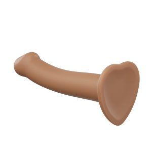 Buy Strap On Me Silicone Dual Density Bendable Dildo Small Caramel by Strap On Me online.