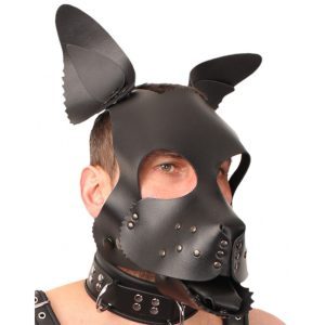 Buy The Red Leather Puppy Dog Mask by The Red online.