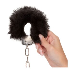 Ultra Fluffy Furry Cuffs Black California Exotic 2 1.jpg