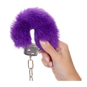 Ultra Fluffy Furry Cuffs Purple California Exotic 2 1.jpg