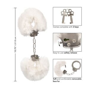 Ultra Fluffy Furry Cuffs White California Exotic 3 1.jpg