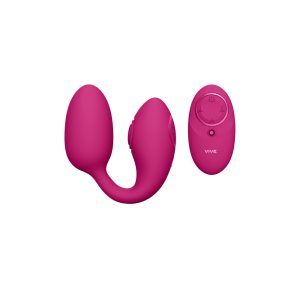 Buy Vive Aika Pulse Wave And Vibrating Love Egg Pink by Shots Toys online.