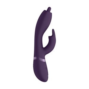Buy Vive Nilo Purple Pinpoint Rotating G Spot Rabbit by Shots Toys online.
