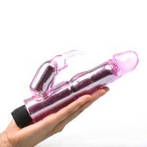 Buy Waves Of Pleasure Crystal Pink Rabbit Vibrator by Various Toy Brands online.