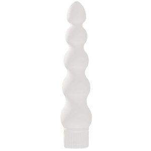 Buy White Nights 7 Inch Ribbed Anal Vibrator by Doc Johnson online.