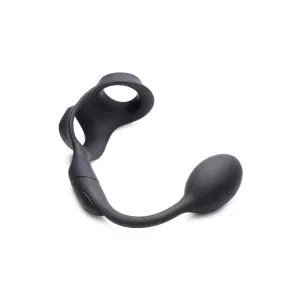 Buy XR Alpha Pro 10X P Bomb Cock and Ball Ring With Anal Plug by XR Brands online.