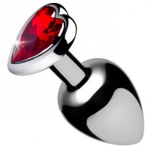 Buy XR Booty Sparks Red Heart Medium Anal Plug by XR Brands online.