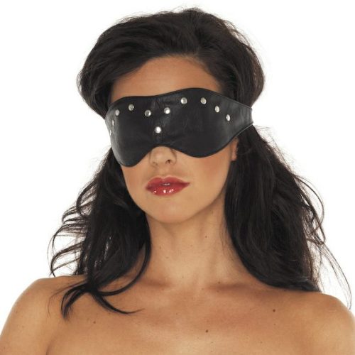 Leather Blindfold Mask by Rimba for you to buy online.